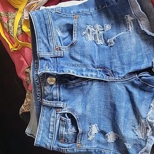 American Eagle Jean shortsAEO Jean shorts , super stretch, size 4.